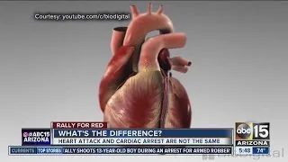 What's the difference between cardiac arrest and a heart attack?