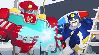 Transformers Rescue Bots | EP7-9 | COMPILAÇÃO DE 1 HORA | Desenho animado infantil