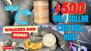 Walkers and More! $500 Half Dollar Coin Roll Hunt 7