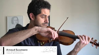 Arnaud Sussmann: J.S. Bach - Partita D minor, Allemande