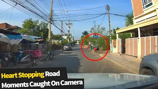 20 Heart Stopping & Scary Road Moments Caught On Camera