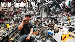Shop Owner Builds The World's Smallest BMX!!