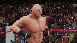 WWE 2K18 Survivor Series 2017 Simulation- Brock Lesnar vs AJ Styles