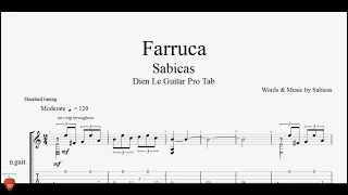 Sabicas - Farruca - Guitar Tutorial + TAB