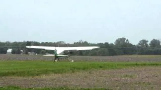 1952 Piper PA-20 Pacer Crosswind Takeoff