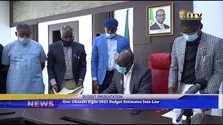 Gov. Obaseki signs 2021 Budget estimates into Law