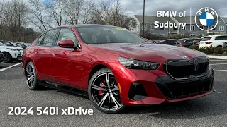 2024 BMW 540i xDrive - Vegas Red! - Video Walkaround - What's New?