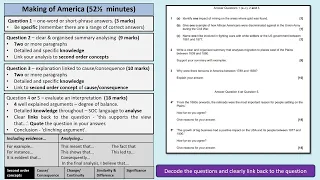 OCR B - GCSE History - Pre Exam Talk - Making of America and Living Under Nazi Rule