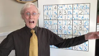 Tutorial #79  A sudoku Puzzle to blow your mind.!!! Locked little numbers.