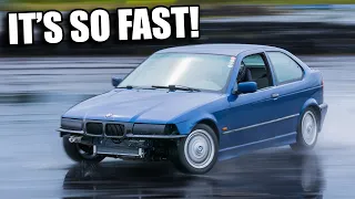 First Drift Event in the E36 328ti Compact!