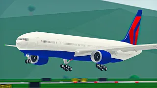 Boeing 777 Landing Competition in PTFS (Roblox)
