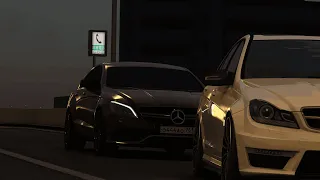 СКОРОСТНЫЕ ШАШКИ НА C 6.3 AMG & CLS 6.3 AMG // ШАШКИ ASSETTO CORSA