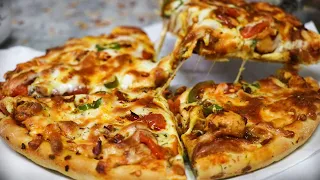Chicken Fajita Pizza | Thick Crust