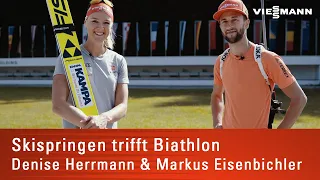 Skispringen trifft Biathlon | Denise Herrmann & Markus Eisenbichler