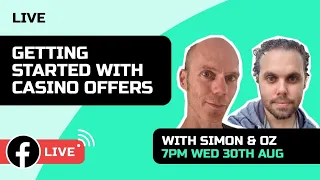 🔴 [LIVE] Matched Betting Guide: Getting Started With Casino Offers | OUTPLAYED.com