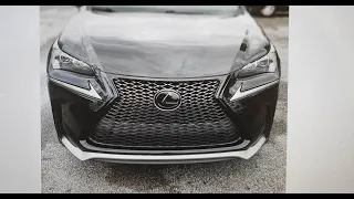 Lexus NX 2015-2017 Radiator grille change to F Sport, unpacking MEGAZIP parts