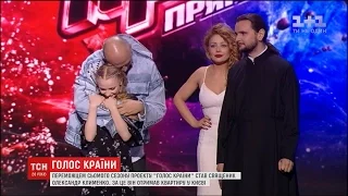 Переможець конкурсу "Голос країни" передав частину призів учасниці, яка зайняла друге місце