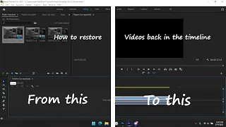 How to recover your timeline if you accidentally delete it in Premiere Pro