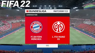 ⚽ Bayern München vs. 1. FSV Mainz 05 ⚽ | Bundesliga deduction | FIFA 22