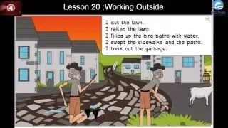 English Listening for Beginners - Lesson 20 -  Working Outside