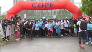 Как в Астане прошел благотворительный забег Run for Autism