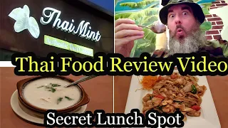 Restaurant Review Video of Thai Mint: Eat with Me Thai Food at my Secret Lunch Spot