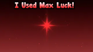 I Used Max Luck In Sol's RNG And This Happened...