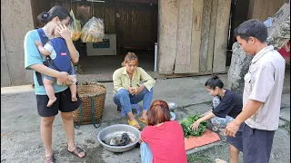 Go to the market to sell Fish, green vegetables, young corn - How to make money in the countryside