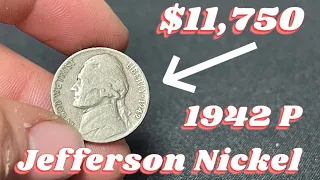 This Nickel is Worth $11,750 | 1942 P Clad Jefferson Nickel