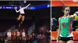 top 25 Craziest Volleyball Serves by Samantha Bricio (HD)