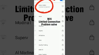 Wifi Limited Connection problem solve INTELLIGENT pro #wifi_limited_connection