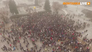 Митинг на Марсовом поле: вид сверху