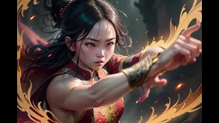 Красивые девушки воины в бикини купальниках в разных стилях Beautiful warrior girls AI