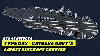 Type 003 Chinese Navy's New Super aircraft carrier | How Powerful is Type 003? | AOD