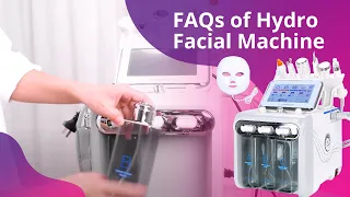 Hydra Facial Water Dermabrasion Hydrogen Oxygen Machine Install