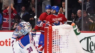 Plekanec and Pacioretty play tic-tac-toe for easy goal