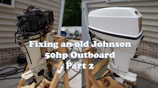 1991 Johnson 50hp Outboard Part 2.  Trim/Tilt not working!