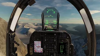 DCS AV8b HARRIER, TIME ON TARGET WITH ROUTE