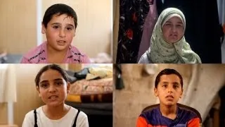 Syria's child refugees: 'You feel that they have lost their hearts'