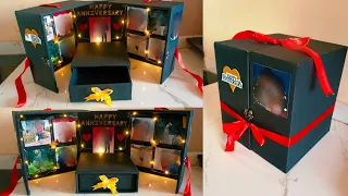 Surprise cake box tutorial | how to make surprise gift box | diy | explosion box |