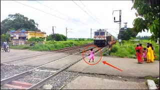 Dangerous Rajdhani & Coimbatore Express Furious Moving Throughout at Railgate