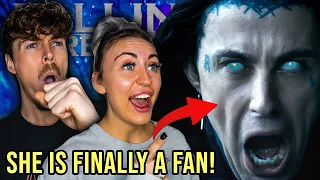 SHE IS FINALLY A FAN! | British Couple Reacts to FALLING IN REVERSE - Watch The World Burn