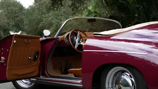 Driving an Electric Stick Shift Porsche 356 Replica