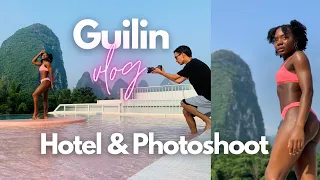 Guilin Guangxi Hotel Vlog & Photoshoot | South African in China Life | Beautiful places in China