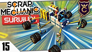 МАШИНА ТАРАКАН ИССЛЕДОВАТЕЛЬ #15 Scrap Mechanic Survival