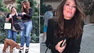 Lisa Vanderpump's Fancy Feet Attract New Furry Friend In Beverly Hills!