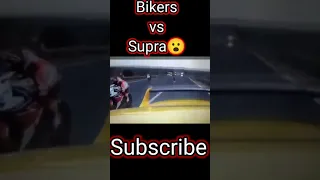 Bikers Vs Toyota Supra #shorts #viral