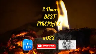 🔥💕2 Hours RELAXING FIREPLACE SOUNDS ¤023¤ Romantic Wood Fire ¤ASMR