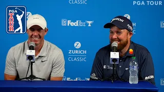 Rory McIlroy and Shane Lowry's full press conference ahead of Zurich Classic of New Orleans