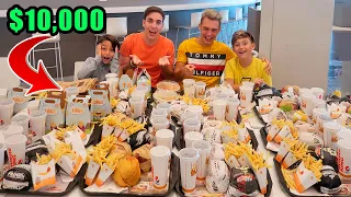 COMPRAMOS TODO EL MENÚ DE BURGER KING!! (y lo REGALAMOS en la CALLE!!)